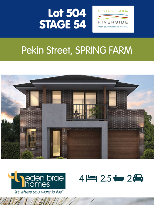 Lot 504 - Eden Brae House and Land Package